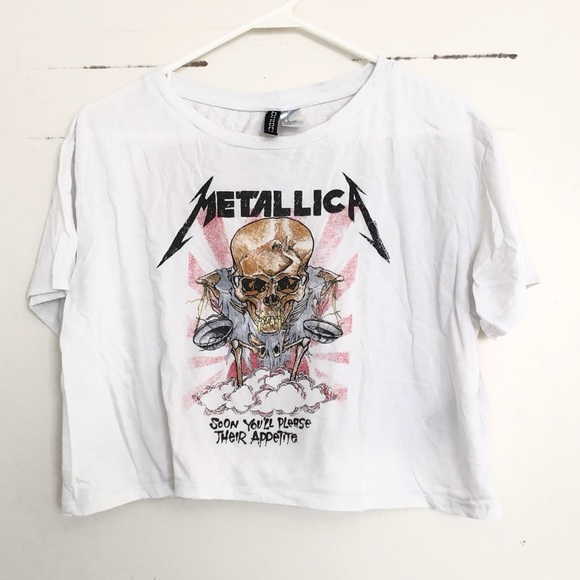 Tops - Metallica Crop top